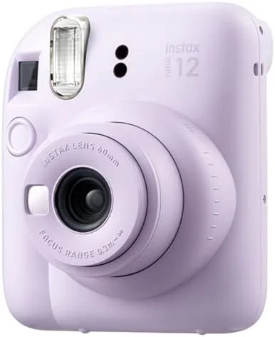 بسته تعطیلات دوربین فوری فوجی فیلم Instax Mini 12 بنفش 2023
