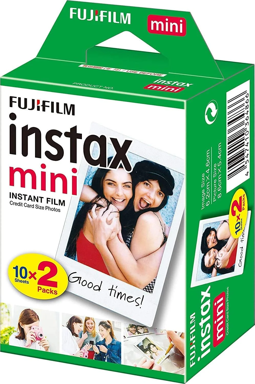 فیلم فوجی فیلم اینستکس مینی، 10 برگ در 2 بسته