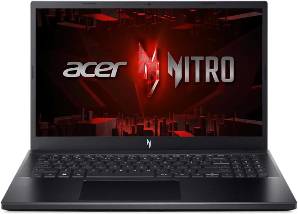 لپ تاپ گیمینگ ایسر Nitro V، صفحه نمایش 15.6 اینچی FHD IPS 144 هرتز، پردازنده 14 هسته ای اینتل i9-13900H، رم 64 گیگابایتی DDR5، حافظه SSD 2 ترابایتی، کارت گرافیک GeForce RTX 4060، وای فای 6، کیبورد با نور پس زمینه، ویندوز 11 پرو، به همراه لوازم جانبی طراحی شده