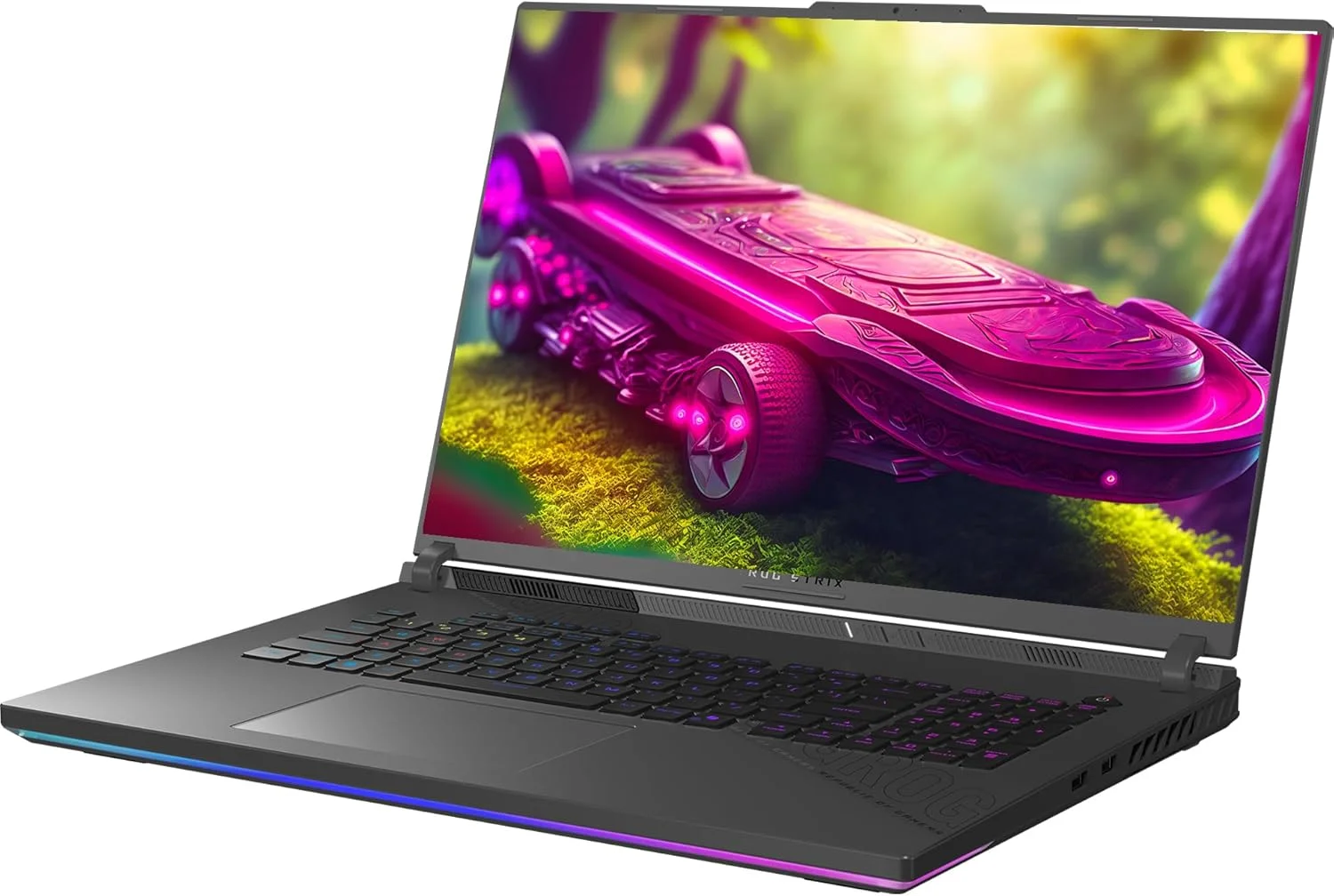 لپ تاپ گیمینگ ایسوس ROG Strix G18، پردازنده AMD Ryzen 9-8940HX، رم 64 گیگابایتی DDR5، حافظه SSD 2 ترابایتی PCIe، نمایشگر 18 اینچی 2.5K (2560x1600) Nebula با نرخ 240 هرتز، کارت گرافیک Nvidia G-Force RTX 5070، کیبورد RGB 4-Zone، ویندوز 11 پرو، خاکستری Eclipse