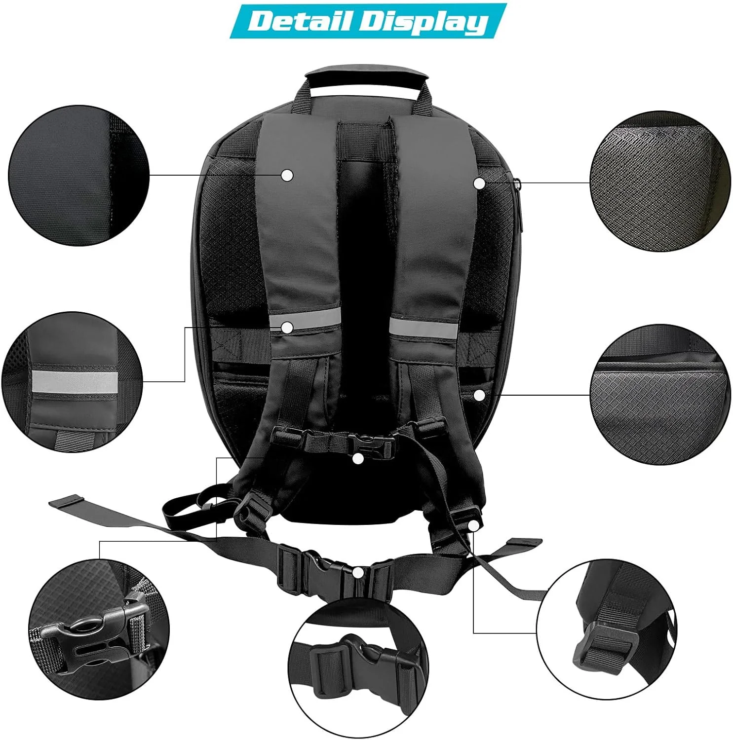 کوله پشتی موتور سیکلت LED Crelander، کیف کلاه ایمنی Knight Rider قابل برنامه ریزی با صفحه نمایش LED، کیف لپ تاپ هارد شل کوله پشتی موتور سیکلت LED Crelander، کیف کلاه ایمنی Knight Rider قابل برنامه ریزی با صفحه نمایش LED، کیف لپ تاپ هارد شل