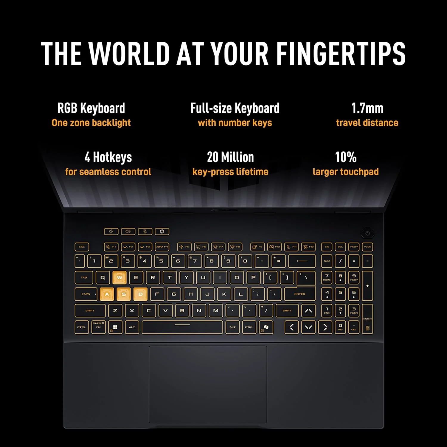 لپ تاپ گیمینگ ایسوس TUF F16 نسل 14 اینتل Core i7 14650HX با کارت گرافیک Nvidia RTX 5060-8GB، صفحه نمایش WUXGA 165Hz، رم 32GB GDDR5، حافظه SSD 1TB، ویندوز 11 و آفیس هوم 2024/Jaeger Gray FX608JMR لپ تاپ گیمینگ ایسوس TUF F16 نسل 14 اینتل Core i7 14650HX با کارت گرافیک Nvidia RTX 5060-8GB، صفحه نمایش WUXGA 165Hz، رم 32GB GDDR5، حافظه SSD 1TB، ویندوز 11 و آفیس هوم 2024/Jaeger Gray FX608JMR
