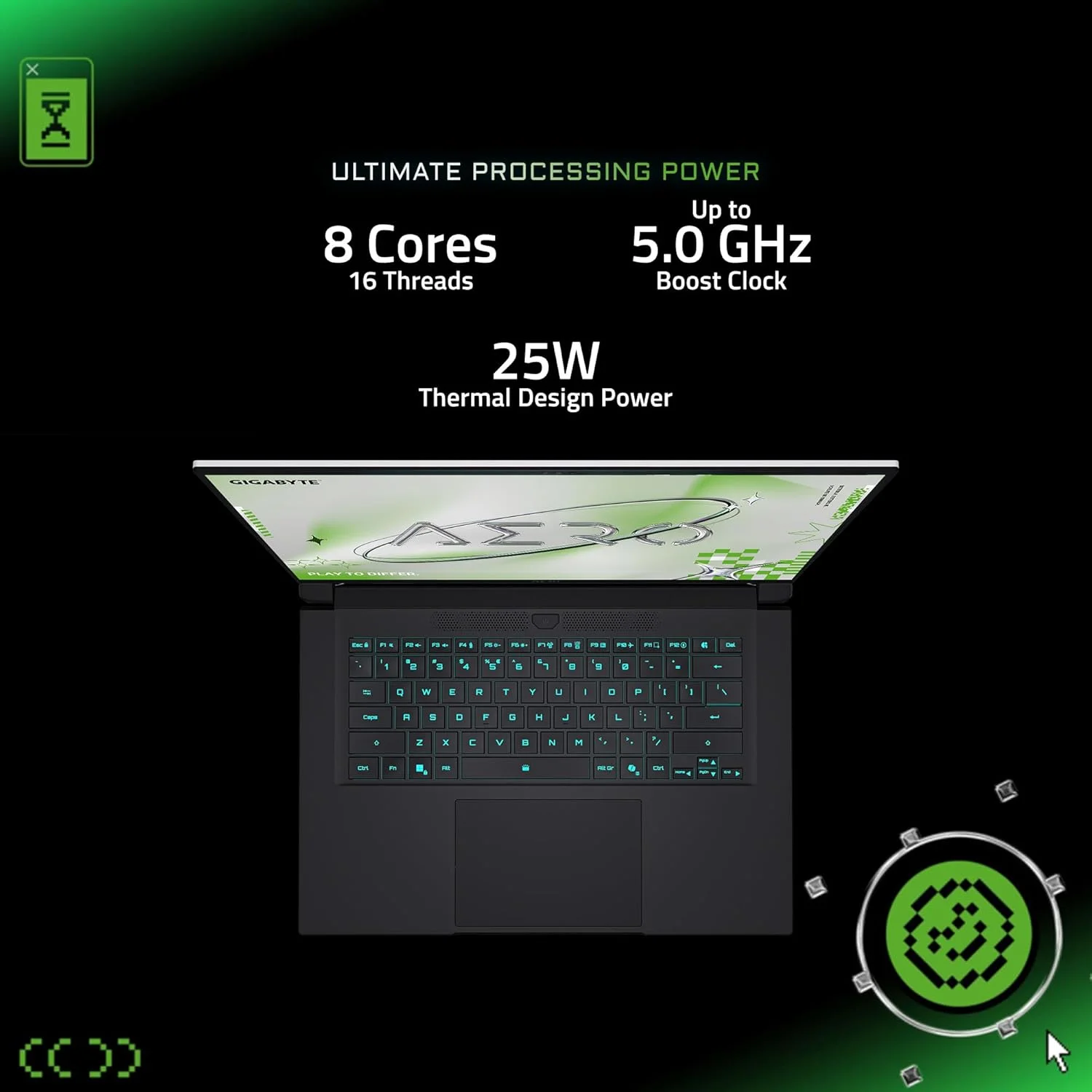 GIGABYTE AERO X16; Copilot+ PC - 165Hz 2560x1600 WQXGA - NVIDIA GeForce RTX 5070 - AMD Ryzen AI 7 350 - 1TB SSD با 32GB DDR5 RAM - Windows 11 Home - Lunar White GIGABYTE AERO X16; Copilot+ PC - 165Hz 2560x1600 WQXGA - NVIDIA GeForce RTX 5070 - AMD Ryzen AI 7 350 - 1TB SSD با 32GB DDR5 RAM - Windows 11 Home - Lunar White