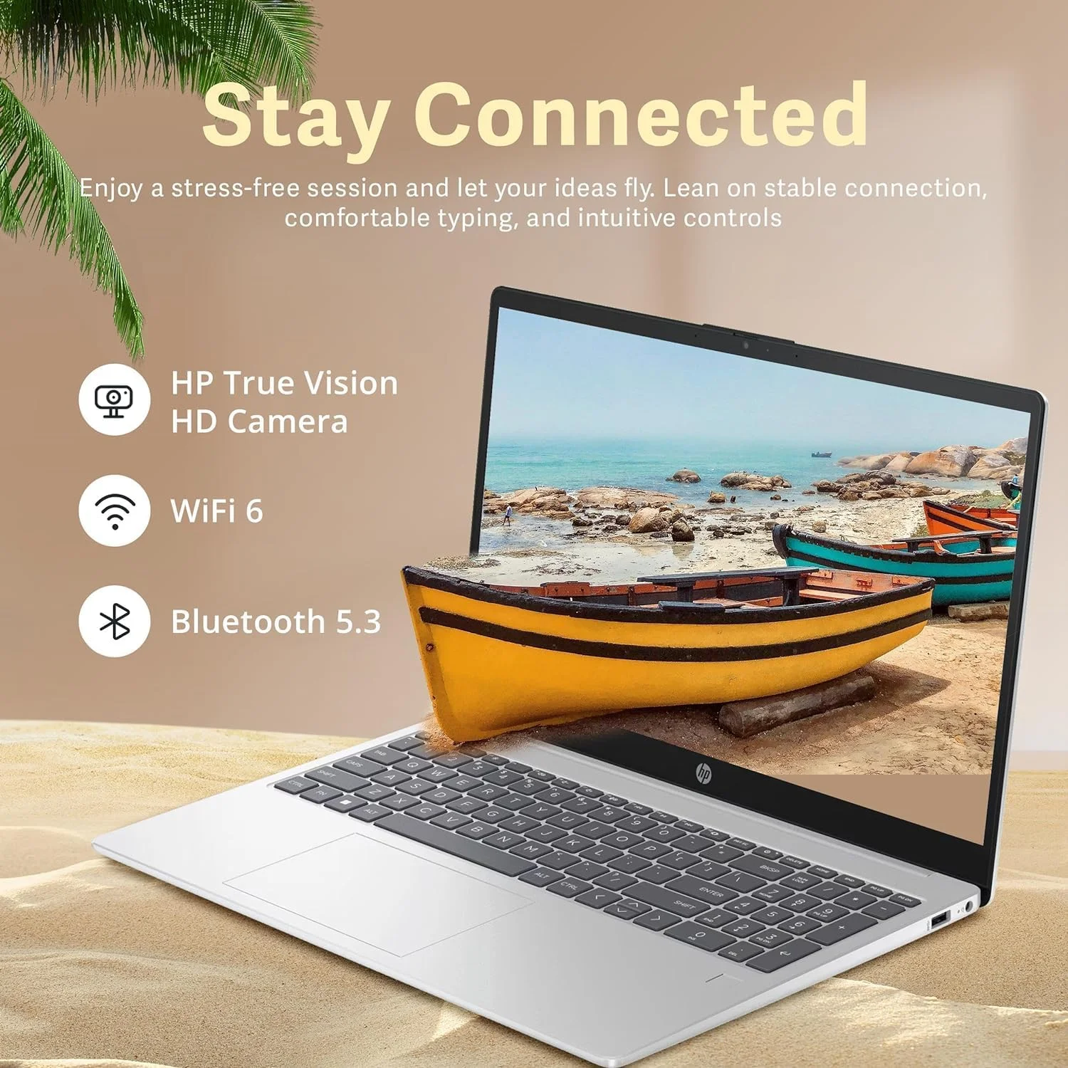 لپ تاپ تجاری 15.6 اینچی فول اچ دی HP، پردازنده AMD Ryzen 5 7520U (بهتر از i7-1165G7)، وب کم، وای فای 6، ویندوز 11 هوم، با شارژر سریع 65 واتی PD (16 گیگابایت رم | 1 ترابایت PCIe SSD) لپ تاپ تجاری 15.6 اینچی فول اچ دی HP، پردازنده AMD Ryzen 5 7520U (بهتر از i7-1165G7)، وب کم، وای فای 6، ویندوز 11 هوم، با شارژر سریع 65 واتی PD (16 گیگابایت رم | 1 ترابایت PCIe SSD)