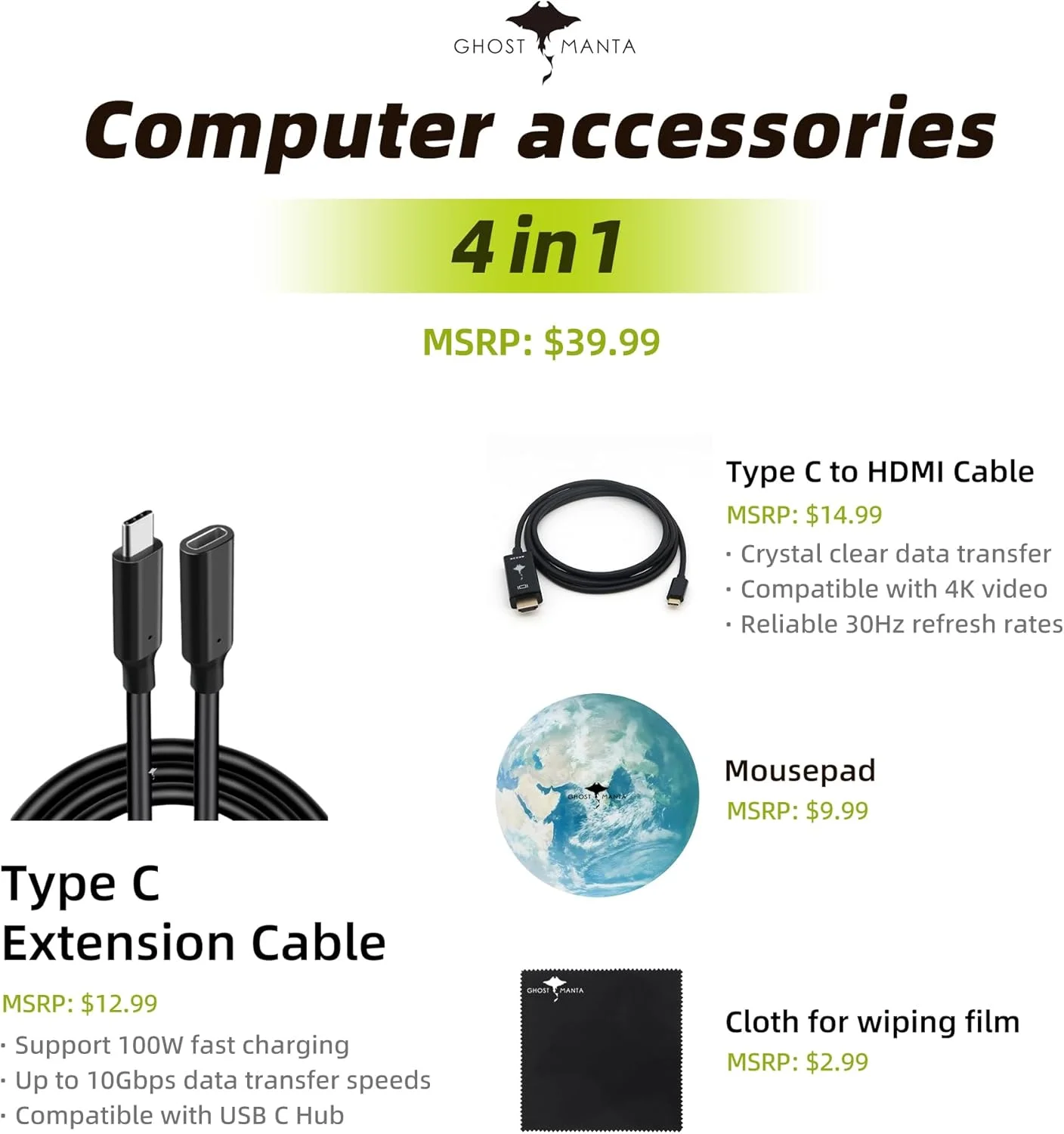 لپ تاپ تجاری پرچمدار HP با صفحه نمایش 15.6 اینچی FHD، پردازنده 4 هسته ای Intel Core i3-1215U (بهتر از i5-1155G7) تا 4.4 گیگاهرتز، 32 گیگابایت رم، 1 ترابایت NVMe SSD، شارژ سریع، صفحه کلید اعداد، بلوتوث، Wi-Fi، HDMI، ویندوز 11 به همراه لوازم جانبی GM لپ تاپ تجاری پرچمدار HP با صفحه نمایش 15.6 اینچی FHD، پردازنده 4 هسته ای Intel Core i3-1215U (بهتر از i5-1155G7) تا 4.4 گیگاهرتز، 32 گیگابایت رم، 1 ترابایت NVMe SSD، شارژ سریع، صفحه کلید اعداد، بلوتوث، Wi-Fi، HDMI، ویندوز 11 به همراه لوازم جانبی GM