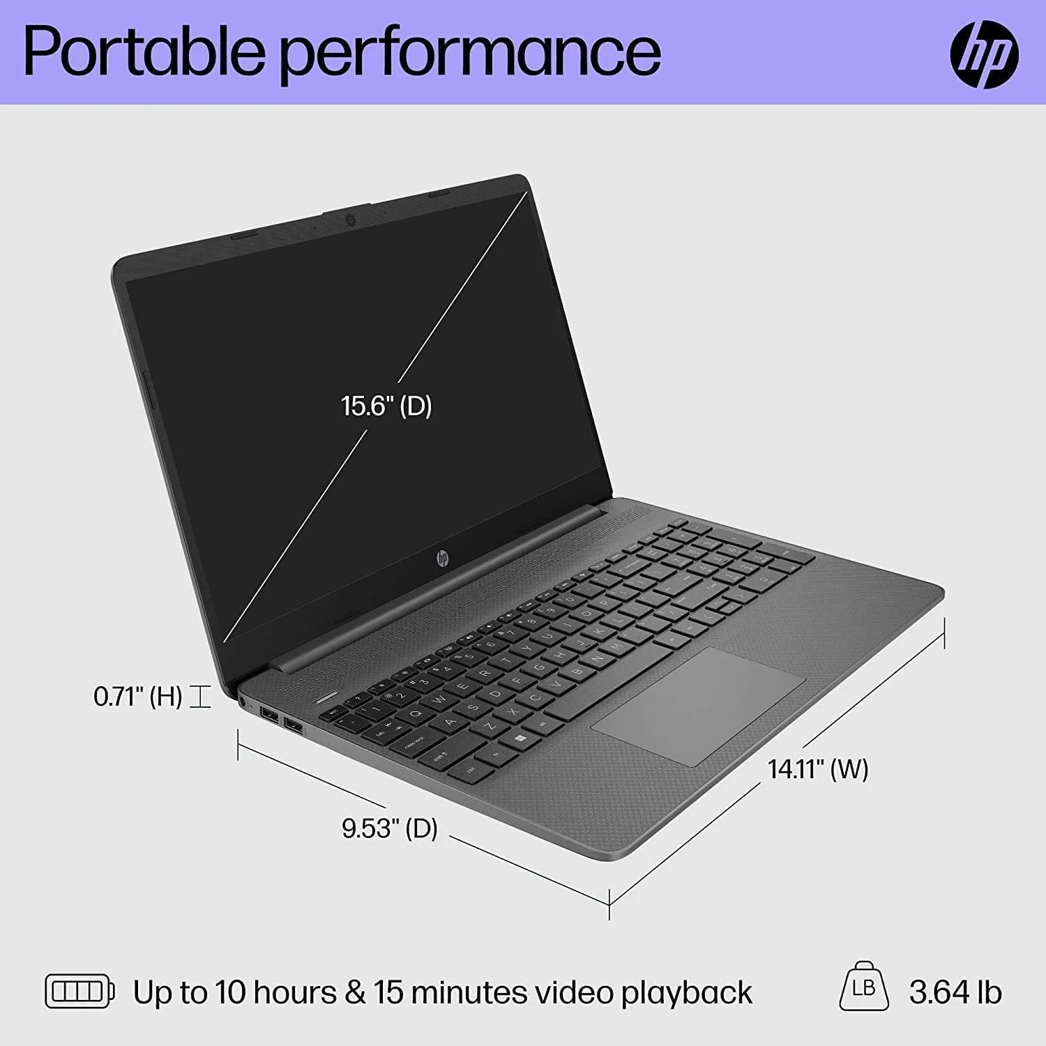 لپ تاپ تجاری پرچمدار HP با صفحه نمایش 15.6 اینچی FHD، پردازنده 4 هسته ای Intel Core i3-1215U (بهتر از i5-1155G7) تا 4.4 گیگاهرتز، 32 گیگابایت رم، 1 ترابایت NVMe SSD، شارژ سریع، صفحه کلید اعداد، بلوتوث، Wi-Fi، HDMI، ویندوز 11 به همراه لوازم جانبی GM لپ تاپ تجاری پرچمدار HP با صفحه نمایش 15.6 اینچی FHD، پردازنده 4 هسته ای Intel Core i3-1215U (بهتر از i5-1155G7) تا 4.4 گیگاهرتز، 32 گیگابایت رم، 1 ترابایت NVMe SSD، شارژ سریع، صفحه کلید اعداد، بلوتوث، Wi-Fi، HDMI، ویندوز 11 به همراه لوازم جانبی GM