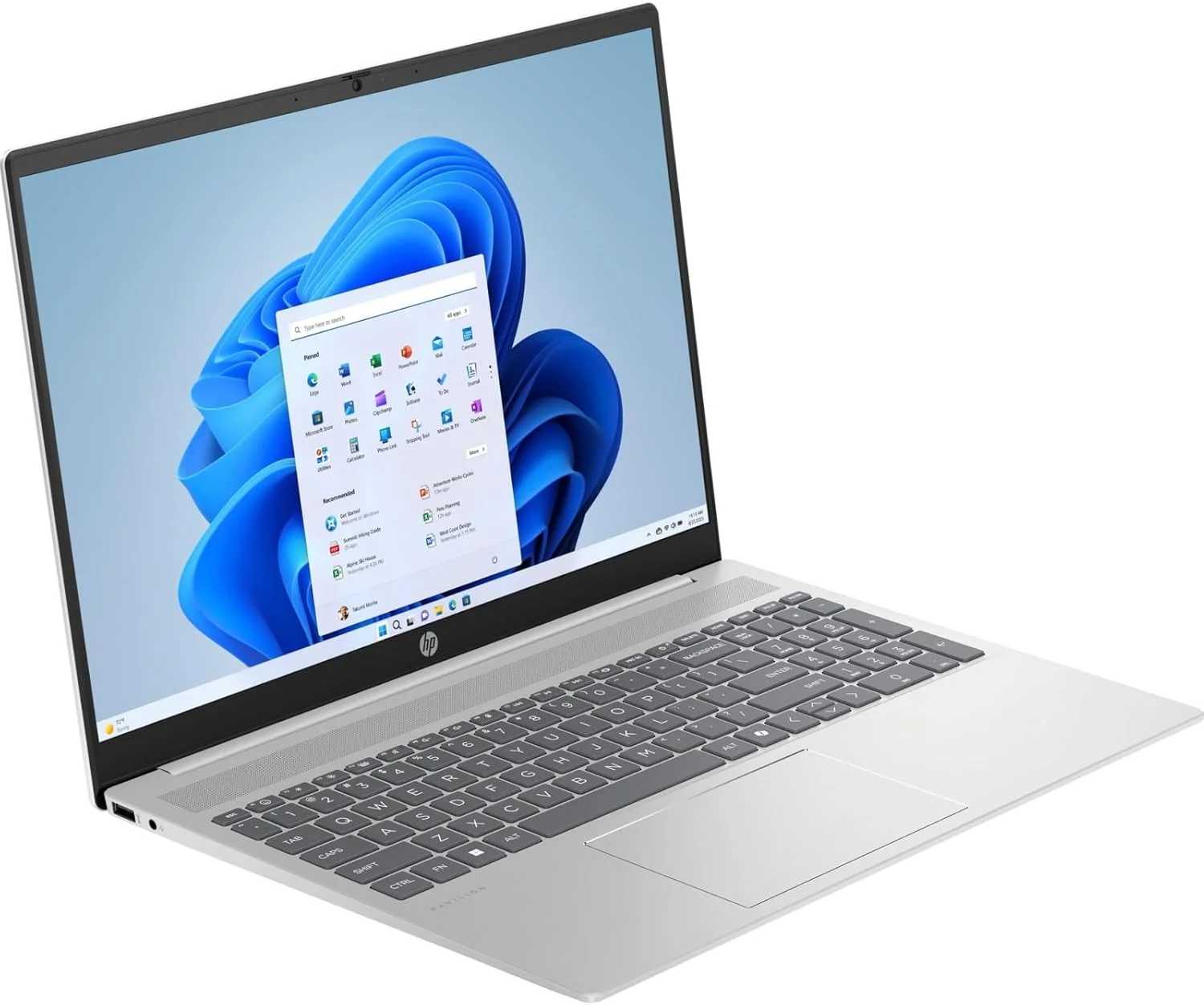 لپ تاپ HP Pavilion 16 با صفحه نمایش 16 اینچی 2K IPS - پردازنده Intel Core Ultra 5-120U - گرافیک Intel® - نور پس زمینه - 16 گیگابایت رم DDR5 - 512 گیگابایت NVMe SSD - ویندوز 11 - نقره ای طبیعی