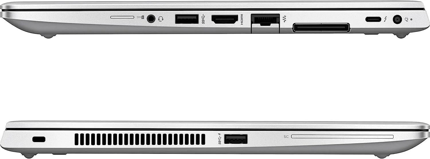 لپ تاپ تجاری HP EliteBook 840 G6 (بازسازی شده) با کیبورد دارای نور پس زمینه، نوت بوک 14 اینچی FHD (1920x1080)، پردازنده Intel Core i5-8365U تا 4.1 گیگاهرتز، 16 گیگابایت رم، 512 گیگابایت SSD، ویندوز 10 پرو، صفحه لمسی