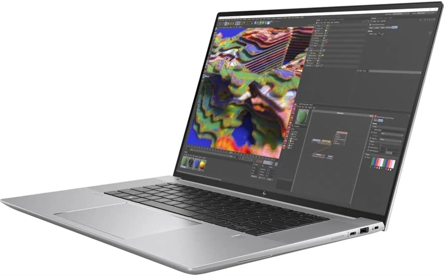 لپ تاپ ورک استیشن HP ZBook Studio 16 G9 (2022) | صفحه نمایش 16 اینچی 1920x1080 FHD | پردازنده Core i7-12800H - هارد درایو 512 گیگابایتی SSD - رم 16 گیگابایتی | 14 هسته @ 4.8 گیگاهرتز ویندوز 11 پرو نقره ای