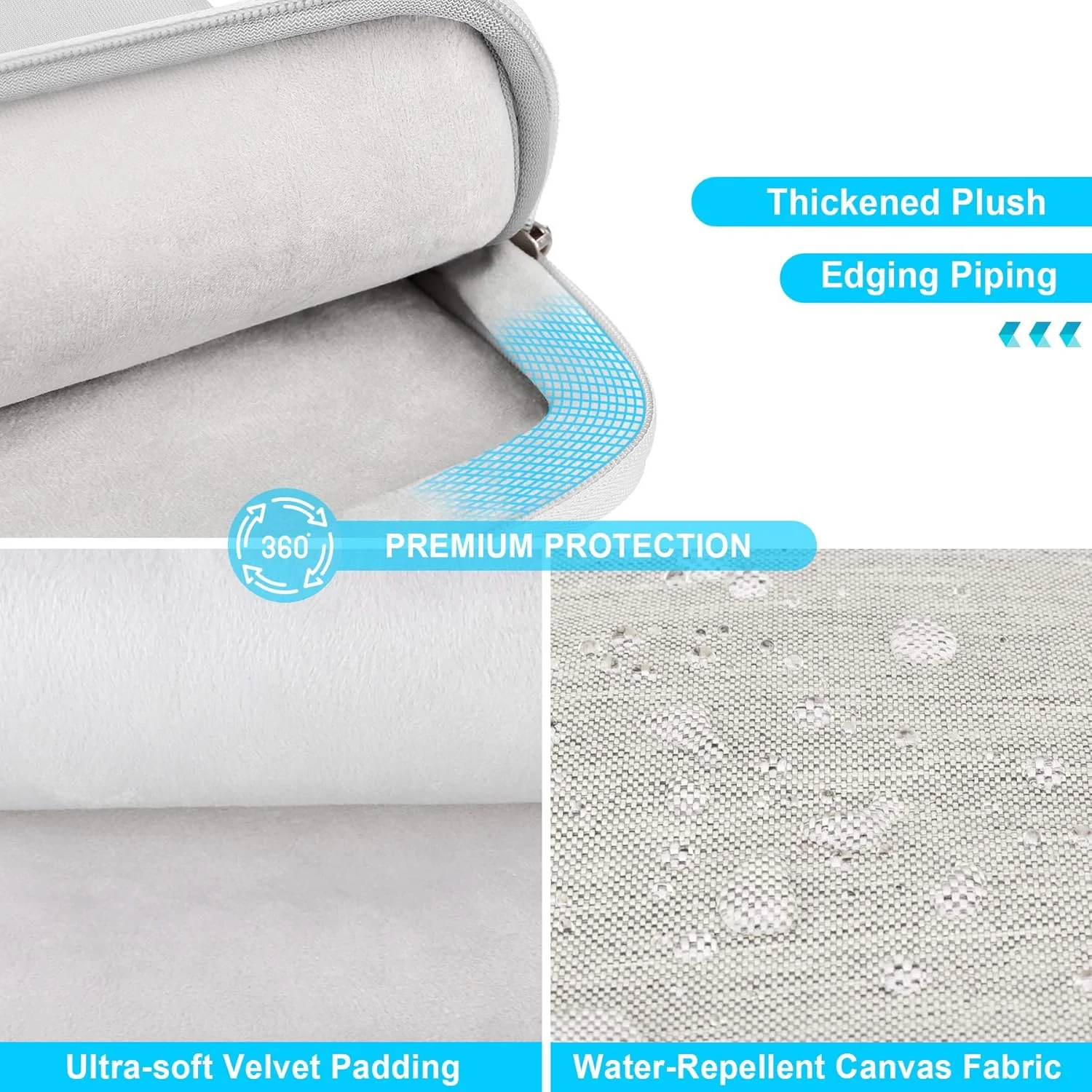 کیف لپ تاپ Lacdo مناسب برای لپ تاپ/نوت بوک/اولترابوک/مک بوک 11.6 تا 16 اینچ