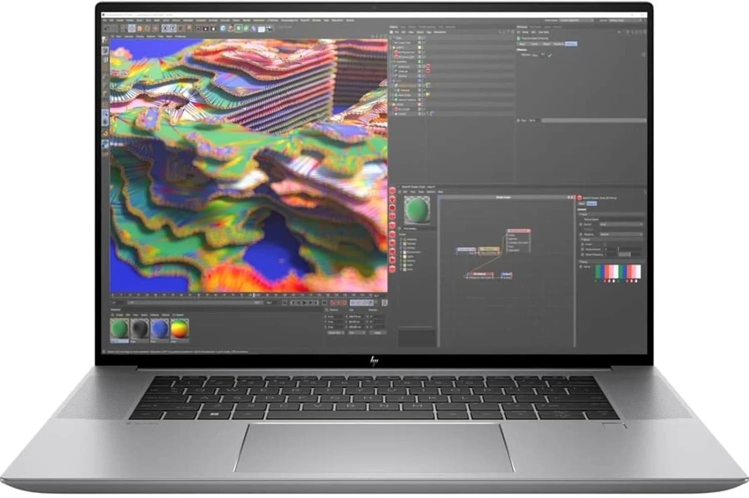 لپ تاپ ورک استیشن HP ZBook Studio 16 G9 (2022) | صفحه نمایش 16 اینچی 1920x1080 FHD | پردازنده Core i7-12800H - هارد درایو 512 گیگابایتی SSD - رم 16 گیگابایتی | 14 هسته @ 4.8 گیگاهرتز ویندوز 11 پرو نقره ای
