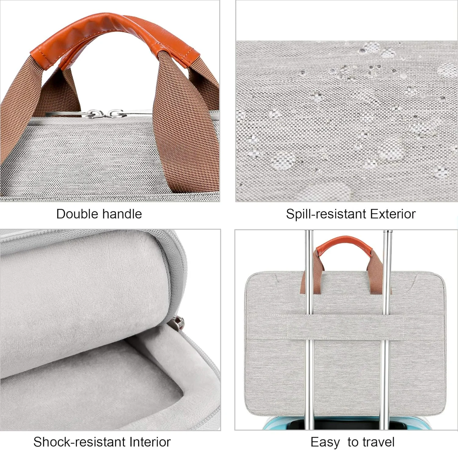 کیف لپ تاپ Lacdo مناسب برای لپ تاپ/نوت بوک/اولترابوک/مک بوک 11.6 تا 16 اینچ