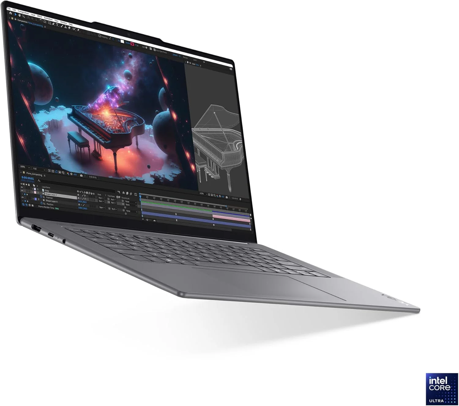 لپ تاپ لنوو Yoga Slim 7 15ILL9 / صفحه نمایش لمسی 15.3 اینچ 2880x1800 با نرخ 120 هرتز / پردازنده 8 هسته ای Intel Ultra 7 256V گرافیک Intel Arc 140V / 16 گیگابایت LPDDR5 حافظه 4 ترابایت SSD / نور پس زمینه صفحه کلید / خاکستری Luna / ویندوز 11 / همراه با پد ماوس Consumix