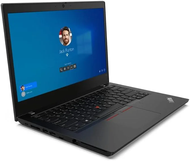 لپ تاپ تجاری Lenovo Thinkpad L14 Gen2 (بازسازی شده)، 14 اینچ FHD (1920 x 1080)، بدون لمس، پردازنده Intel Core نسل 11 i5-1135G7، رم 16 گیگابایتی، SSD 512 گیگابایتی، ویندوز 11 پرو