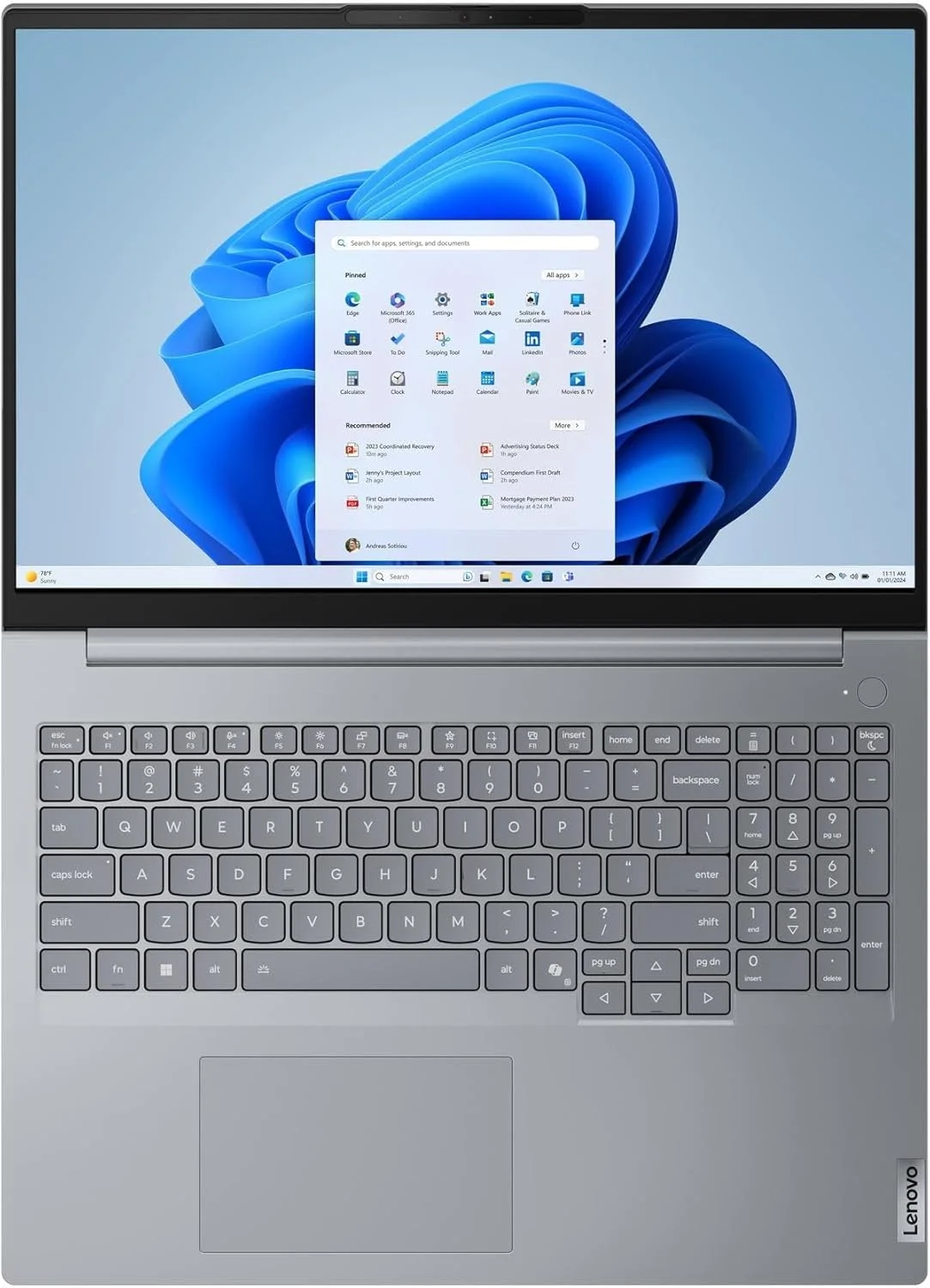 لپ تاپ لنوو ThinkBook 16 G8 IAL، صفحه نمایش 16 اینچی WUXGA IPS، پردازنده Intel Core Ultra 7 255H، رم 16 گیگابایتی DDR5، حافظه SSD 512 گیگابایتی، گرافیک Intel Arc، کامپیوتر هوش مصنوعی، صفحه کلید انگلیسی با نور پس زمینه، دوربین FHD، خاکستری قطبی لپ تاپ لنوو ThinkBook 16 G8 IAL، صفحه نمایش 16 اینچی WUXGA IPS، پردازنده Intel Core Ultra 7 255H، رم 16 گیگابایتی DDR5، حافظه SSD 512 گیگابایتی، گرافیک Intel Arc، کامپیوتر هوش مصنوعی، صفحه کلید انگلیسی با نور پس زمینه، دوربین FHD، خاکستری قطبی