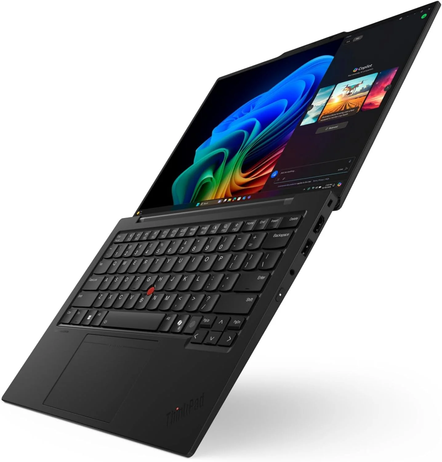 لپ تاپ Lenovo Gen 13 ThinkPad X1 Carbon Aura Edition با پردازنده Intel Ultra 7 258V، صفحه نمایش 14 اینچی 2.8K 2880x1800 OLED غیر لمسی 400 نیت 120 هرتز، Wi-Fi 7، رم 32 گیگابایتی، SSD 2 ترابایتی، وب کم FHD RGB/IR، ویندوز 11 پرو