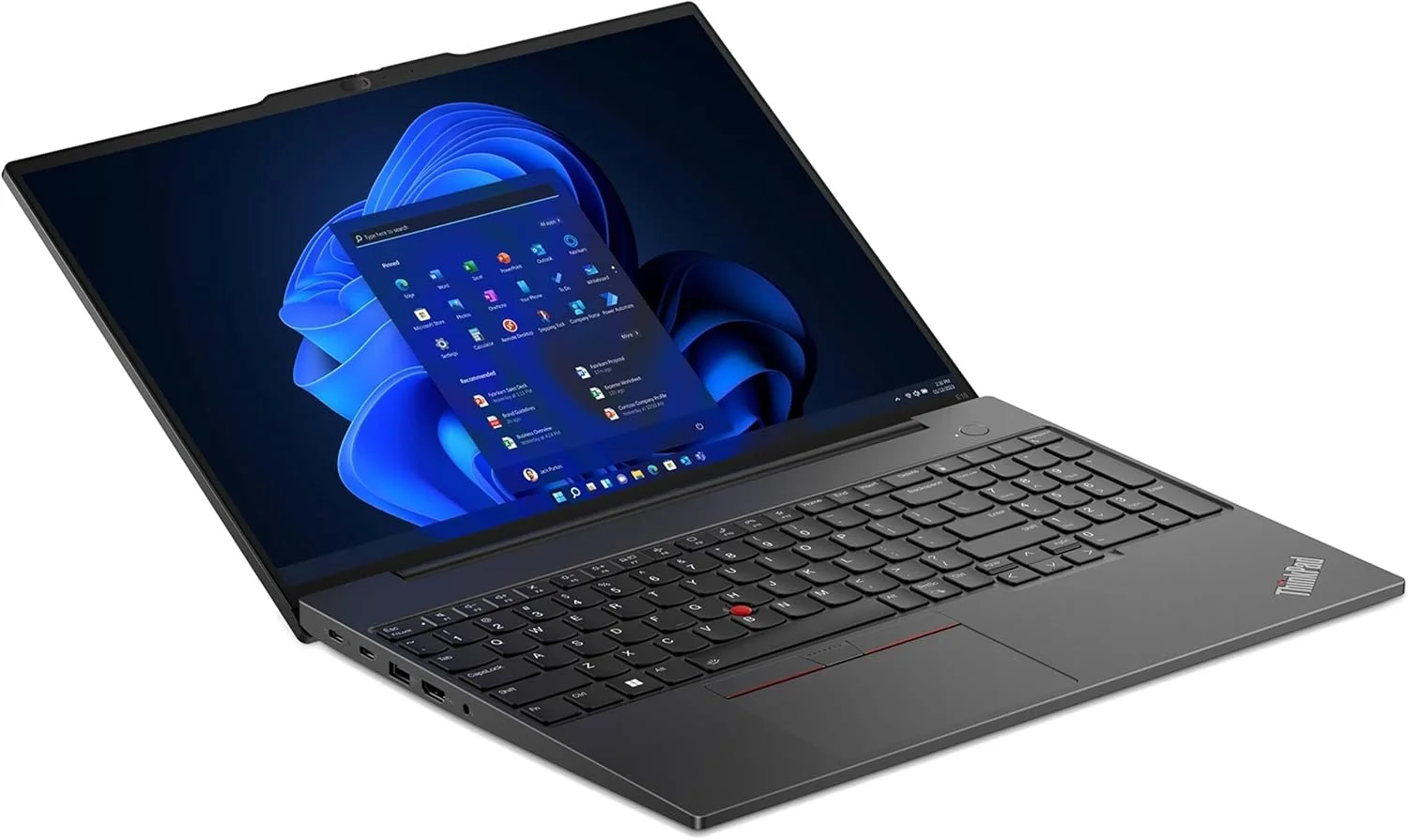 لپ تاپ تجاری لنوو ThinkPad E16 (صفحه نمایش 16 اینچی FHD+ ضد تابش نور، پردازنده نسل سیزدهم اینتل 10 هسته ای i7-1355U، رم 40 گیگابایتی، SSD 1 ترابایتی)، نور پس زمینه، اثر انگشت، IST Hub، وب کم FHD، اترنت، Wi-Fi 6، ویندوز 11 پرو، مشکی