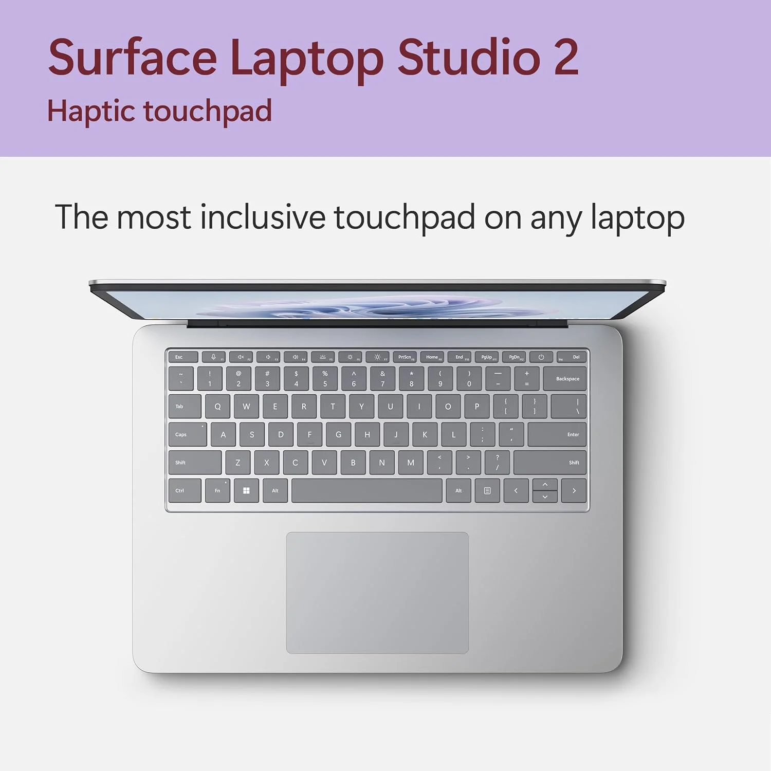 مایکروسافت Surface Laptop Studio 2 (2023) - صفحه لمسی 14.4 اینچی - پردازنده Intel Core i7، رم 16 گیگابایتی، حافظه SSD 512 گیگابایتی، کارت گرافیک NVIDIA GeForce RTX 4050، ویندوز 11، رنگ پلاتینیوم Copilot