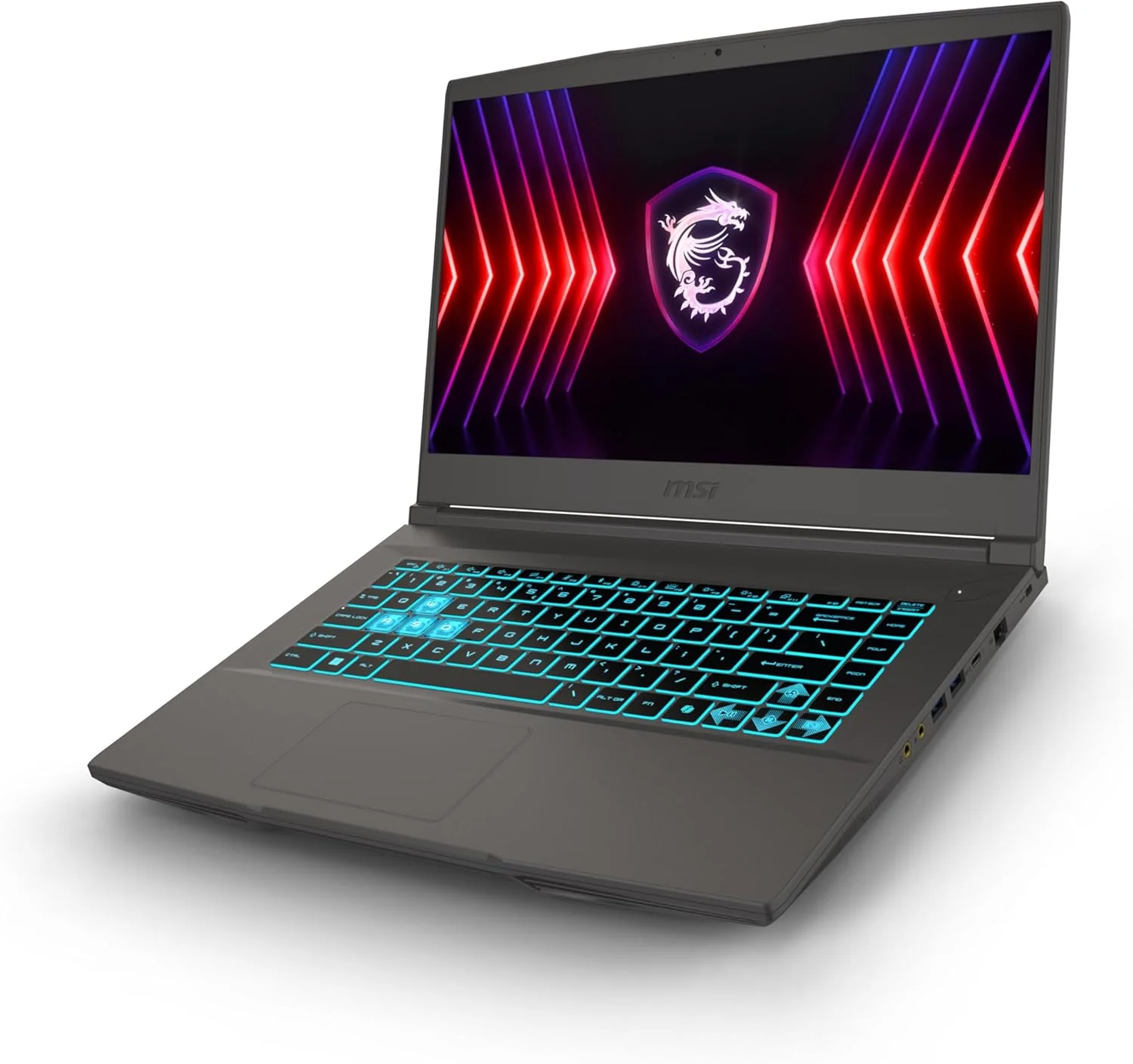 لپ تاپ گیمینگ MSI Thin A15 AI با صفحه نمایش 15.6 اینچی FHD 144 هرتز: AMD Ryzen R9-8945HS، NVIDIA Geforce RTX 4060، رم 16 گیگابایتی DDR5، حافظه SSD NVMe 1 ترابایتی، WiFi 6E، ویندوز 11: مشکی B8VF-270US