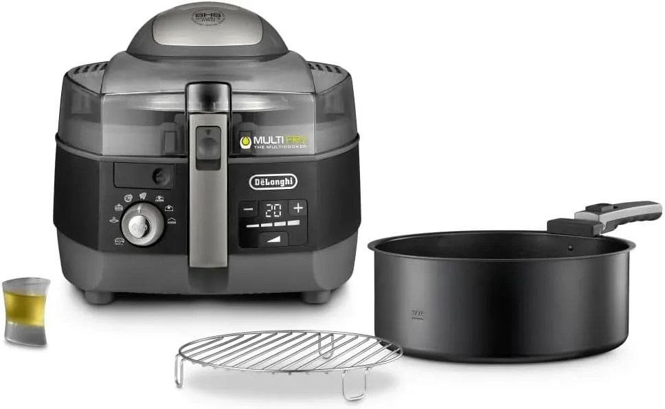 مولتی کوکر و سرخ کن هوا De'Longhi مشکی، 220-230 ولت 50/60 هرتز 2300 وات، FH1396/1.BK