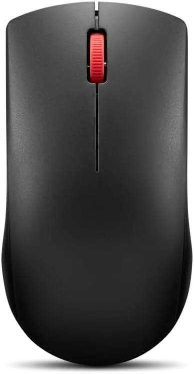 موس بی سیم لنوو 150 | 2.4G از طریق دانگل USB-A | سنسور اپتیکال LED | 1000 DPI | مشکی - [GY51L52638]