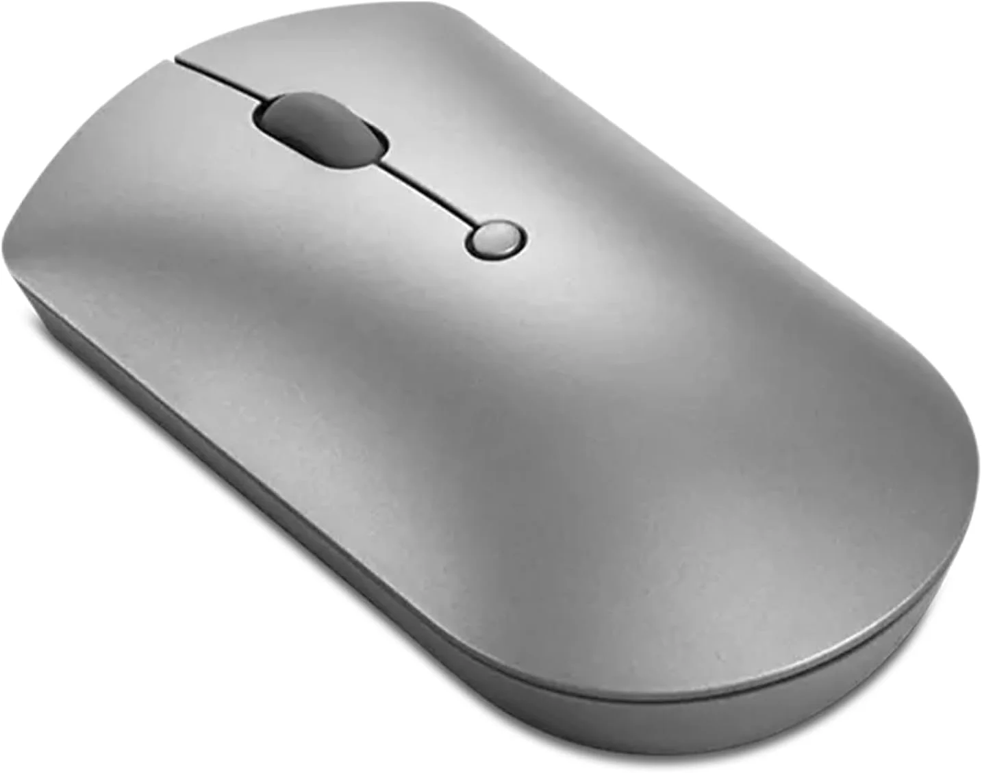 موس بلوتوثی بی صدای لنوو 600، حسگر نوری آبی، DPI قابل تنظیم، 4 دکمه، Microsoft Swift Pair، سازگار با Windows و Chrome، GY50X88832، خاکستری