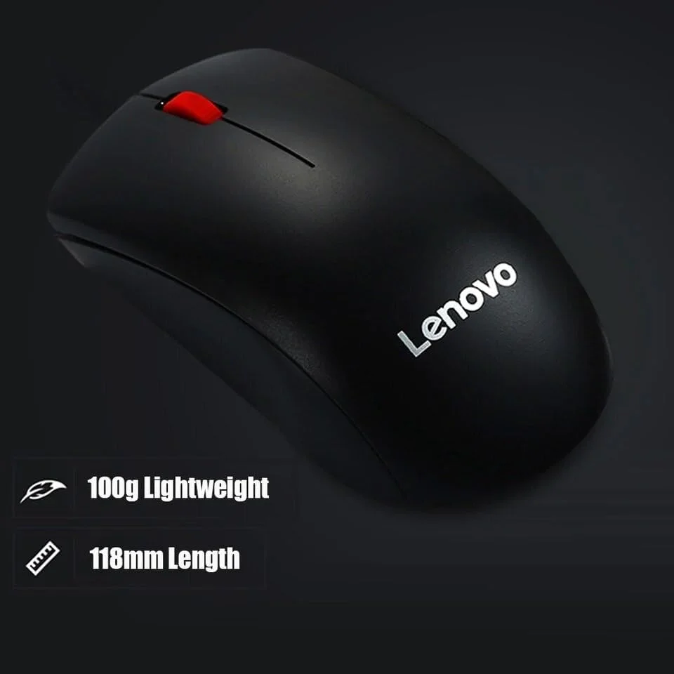 موس اپتیکال بی سیم لنوو M120 Pro - مشکی