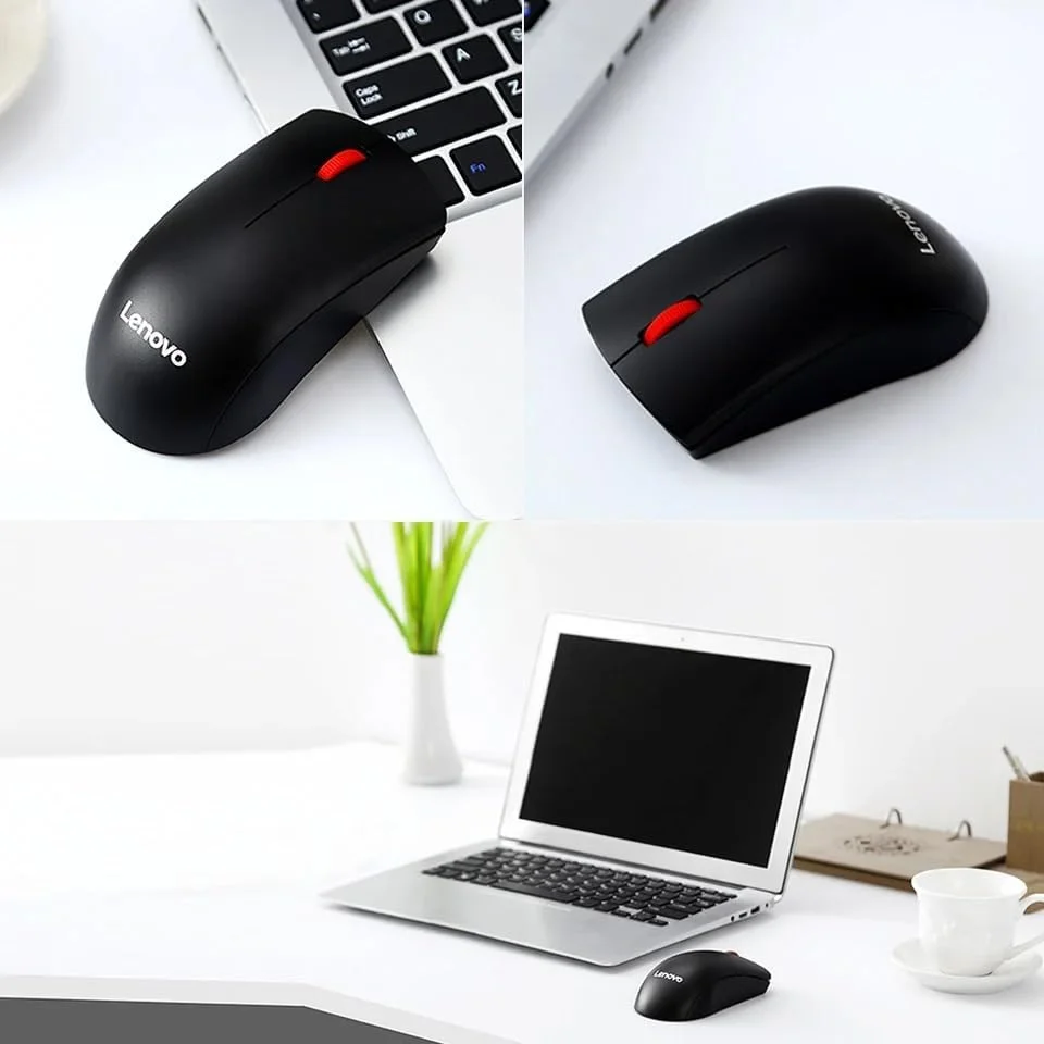 موس اپتیکال بی سیم لنوو M120 Pro - مشکی