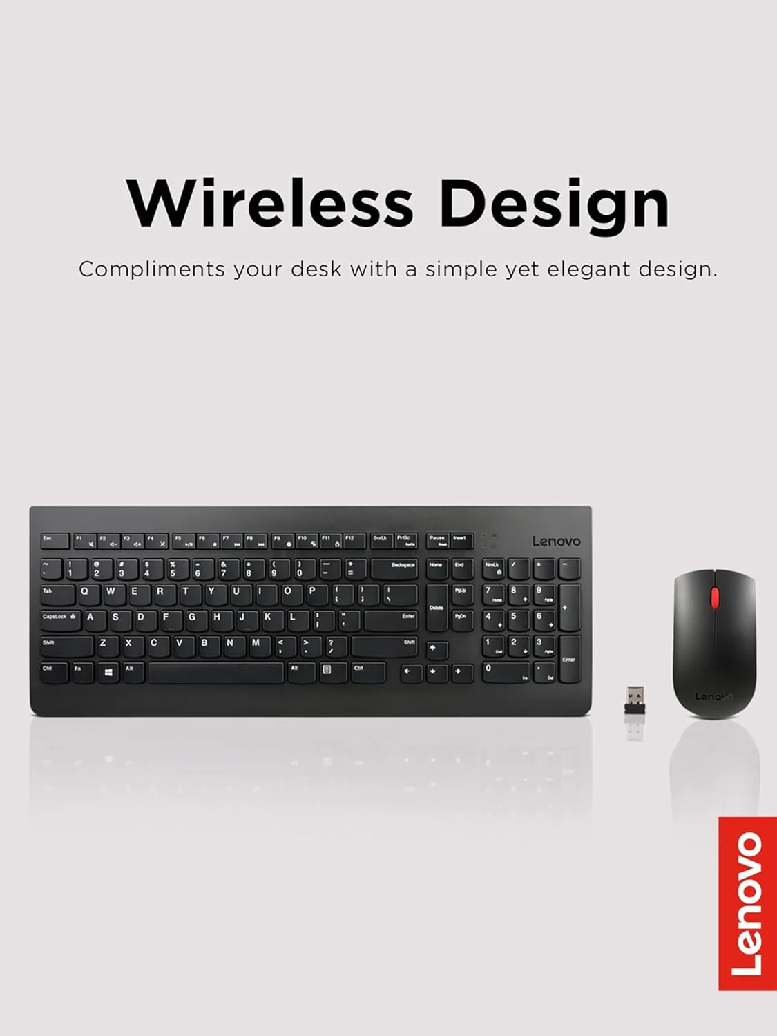 مجموعه کیبورد و ماوس بیسیم لنوو 510، گیرنده نانو USB 2.4 گیگاهرتز، اندازه کامل، طراحی کلید جزیرهای، مناسب دست چپ یا راست، ماوس اپتیکال 1200 DPI، GX30N81775، مشکی مجموعه کیبورد و ماوس بیسیم لنوو 510، گیرنده نانو USB 2.4 گیگاهرتز، اندازه کامل، طراحی کلید جزیرهای، مناسب دست چپ یا راست، ماوس اپتیکال 1200 DPI، GX30N81775، مشکی