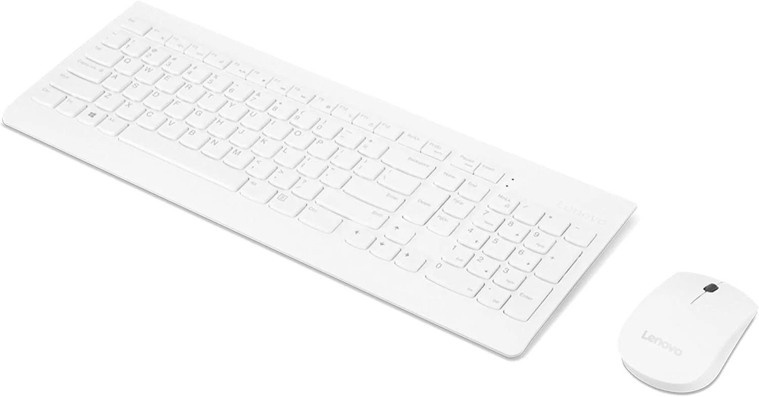 کیبورد و ماوس بی سیم لنوو 510 (سفید) - EN-AR کیبورد و ماوس بی سیم لنوو 510 (سفید) - EN-AR