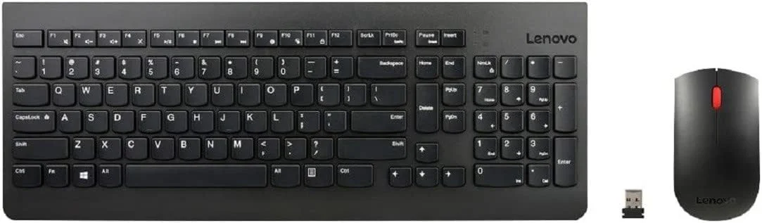 کیبورد و ماوس بیسیم لنوو Essential - نسخه خرده فروشی جدید، 4X30M39496، مشکی، UK کیبورد و ماوس بیسیم لنوو Essential - نسخه خرده فروشی جدید، 4X30M39496، مشکی، UK