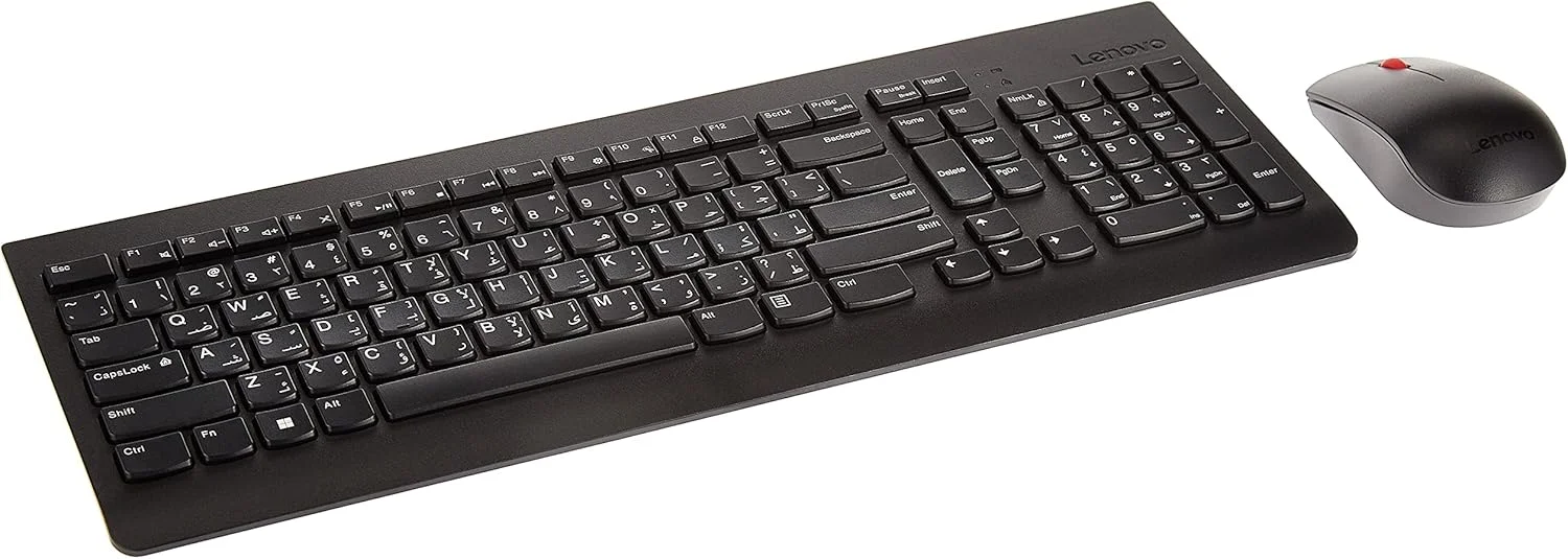 مجموعه کیبورد و ماوس بی سیم لنوو Essential - عربی 470