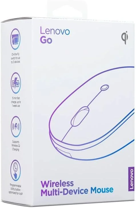 ماوس چند دستگاهی بی سیم Lenovo GO (4Y51C21217)