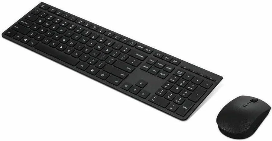 کیبورد و ماوس بی سیم شارژی حرفه ای لنوو - انگلیسی آمریکایی کیبورد و ماوس بی سیم شارژی حرفه ای لنوو - انگلیسی آمریکایی