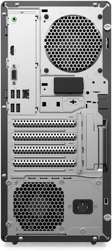 کامپیوتر رومیزی لنوو LOQ Tower 17IRR9 به همراه کیبورد و ماوس، حجم 17 لیتر، پردازنده Intel i7-14700F، رم 16 گیگابایت (قابل ارتقا تا 32 گیگابایت)، حافظه SSD 512 گیگابایت، کارت گرافیک RTX 4060 Ti 8GB GDDR6 353 AI TOPS، ویندوز 11 انگلیسی عربی، مشکی کلاغی [90X0004WAX]