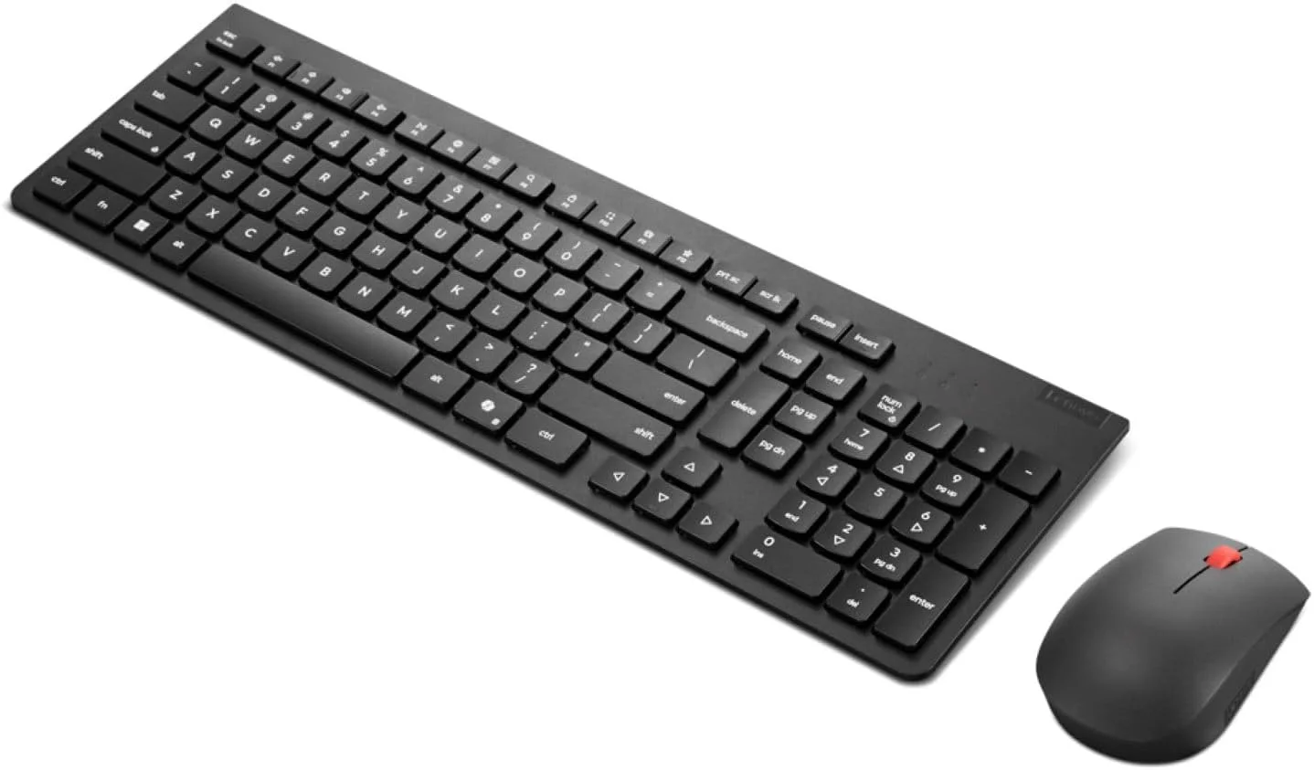ست کیبورد و ماوس بی سیم لنوو Essential Gen 2 - بی سیم - 2.4 گیگاهرتز - QWERTY - انگلیسی آمریکایی - مشکی - بسته بندی جعبه قهوه ای - CRU ست کیبورد و ماوس بی سیم لنوو Essential Gen 2 - بی سیم - 2.4 گیگاهرتز - QWERTY - انگلیسی آمریکایی - مشکی - بسته بندی جعبه قهوه ای - CRU