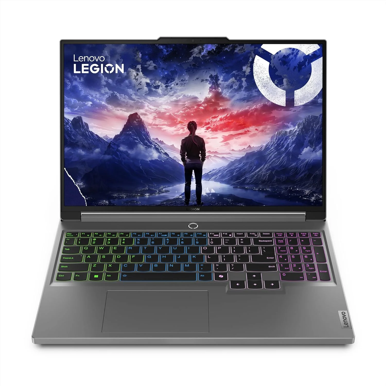 لپ تاپ گیمینگ لنوو Legion 5 16IRX9 - پردازنده 24 هسته ای Intel Core i7-14650HX، 16 گیگابایت رم، 1 ترابایت SSD، صفحه نمایش 16 اینچی 165 هرتز WQXGA 2560x1600، کارت گرافیک NVIDIA RTX 4060 8GB، ویندوز 11، نور پس زمینه 4 ناحیه RGB، خاکستری Luna به همراه ماوس گیمینگ بی سیم Steel