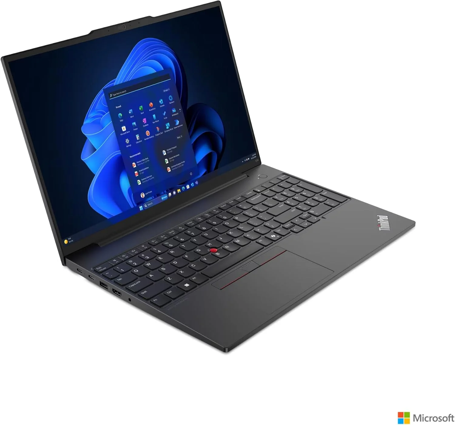 لپ تاپ تجاری لنوو ThinkPad E16 Gen 2 - پایه لپ تاپ عمودی 1st Wave + ماوس بی سیم + کیف + آنتی ویروس + پد ماوس | Intel Ultra 7-155H، 16 گیگابایت رم - 1 ترابایت SSD، ویندوز 11 پرو (ارتقا)
