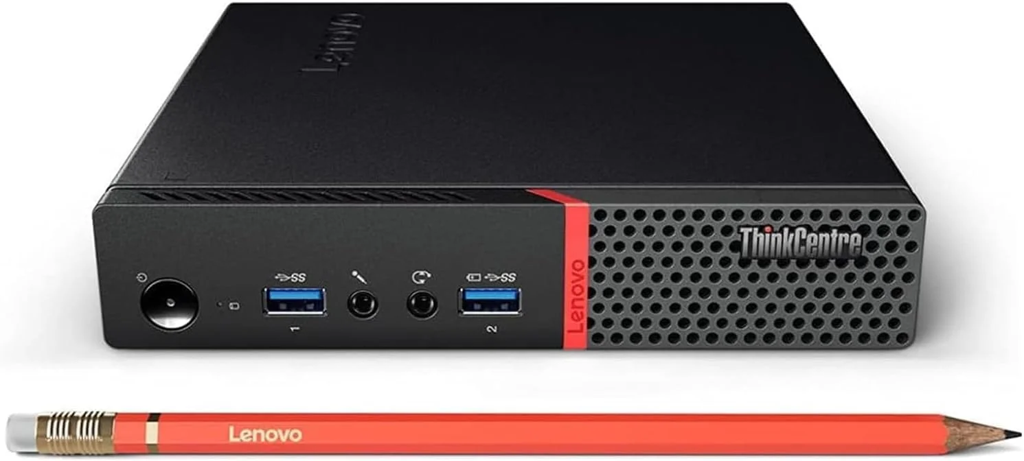 کامپیوتر رومیزی کوچک تجاری Lenovo ThinkCentre M700، پردازنده Intel Quad Core i5-6400T تا 3.1 گیگاهرتز، 16 گیگابایت DDR4، 256 گیگابایت SSD، کیبورد و ماوس، WiFi، ویندوز 10 پرو (بازسازی شده)