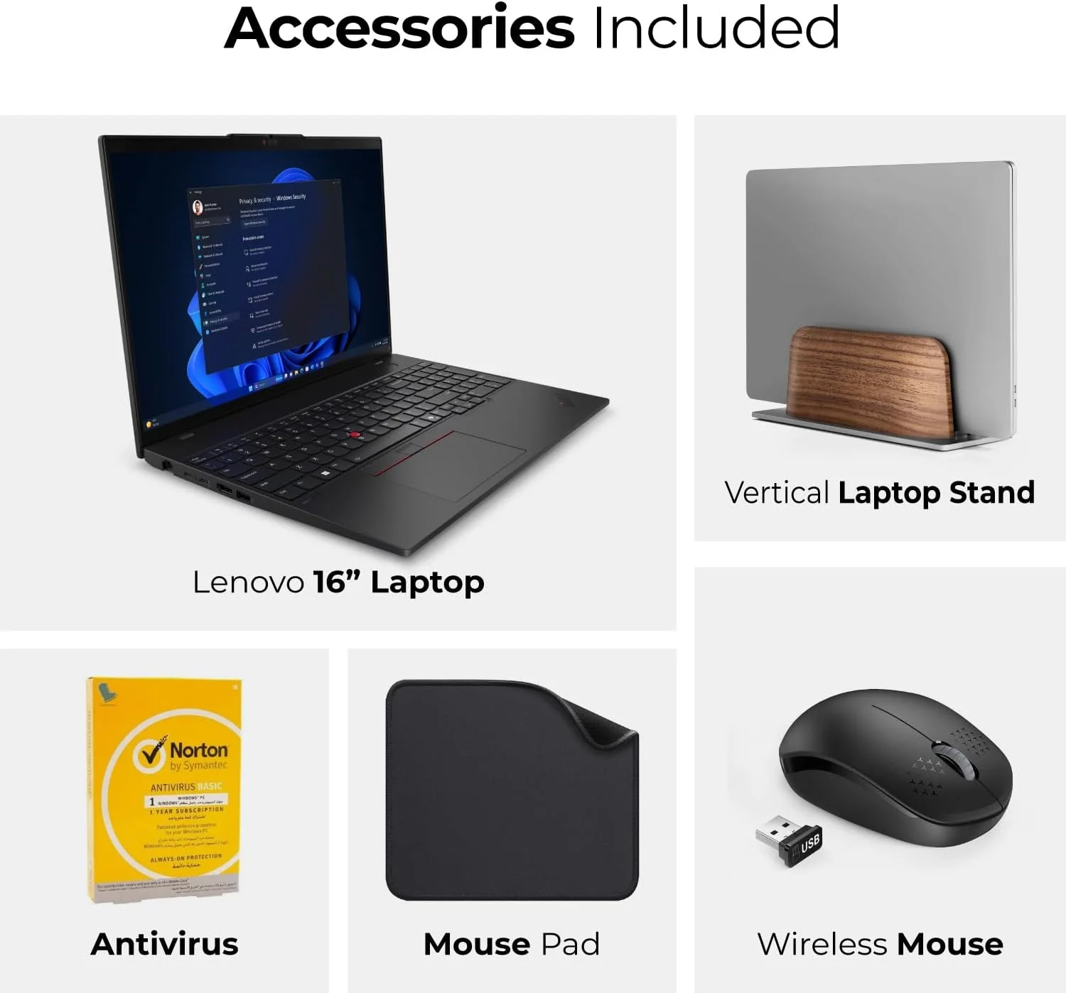 لپ تاپ تجاری لنوو ThinkPad L16 Gen 1 - Intel Ultra 7-155H، گرافیک Arc، ویندوز 11 پرو، 16 اینچ (1920x1200) IPS، 400 نیت، 100% sRGB (شامل پایه لپ تاپ + ماوس + آنتی ویروس + پد) (16 گیگابایت رم | 512 گیگابایت SSD)