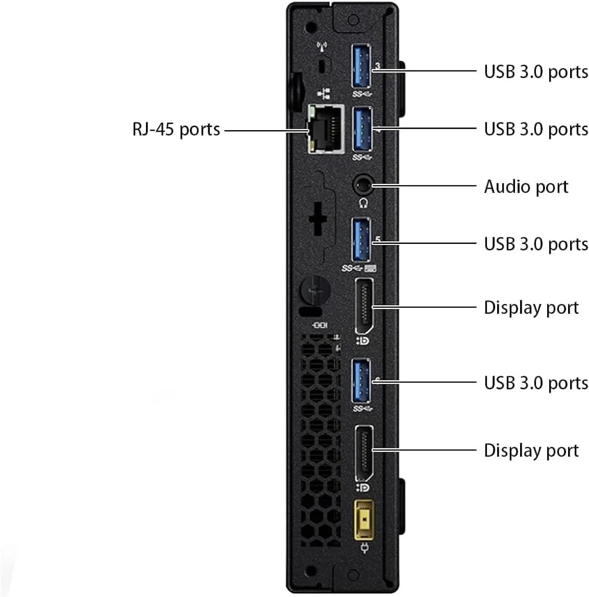 کامپیوتر رومیزی کوچک تجاری Lenovo ThinkCentre M700، پردازنده Intel Quad Core i5-6400T تا 3.1 گیگاهرتز، 16 گیگابایت DDR4، 256 گیگابایت SSD، کیبورد و ماوس، WiFi، ویندوز 10 پرو (بازسازی شده)