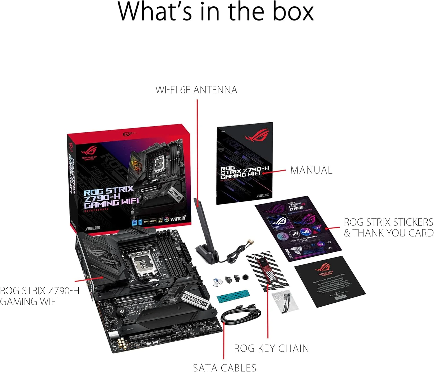 مادربرد ایسوس ROG STRIX Z790H GAMING WIFI مدل 1700