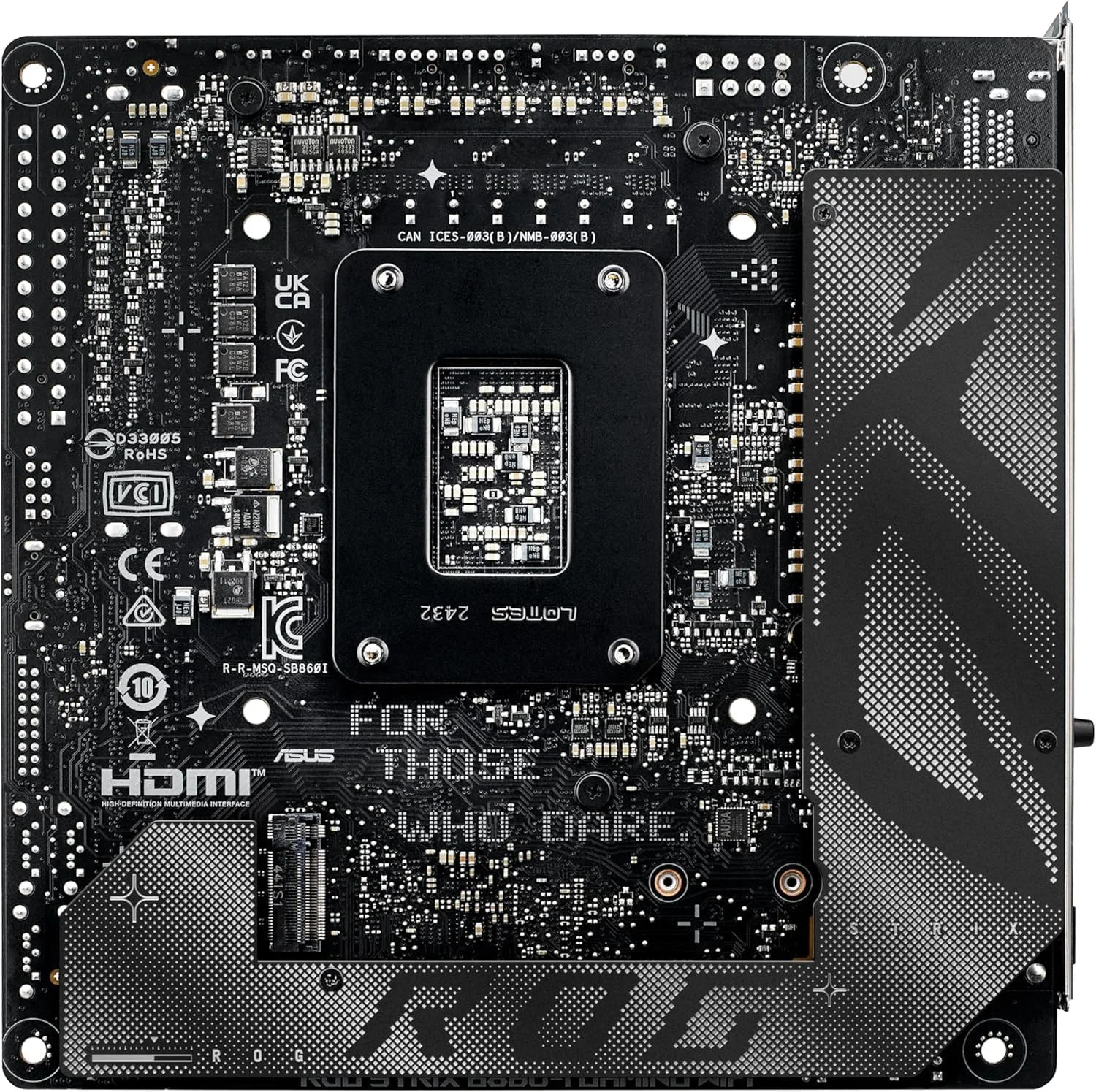 مادربرد گیمینگ ASUS ROG Strix B860-I Gaming WiFi Mini-ITX – سوکت LGA1851، چیپست B860
