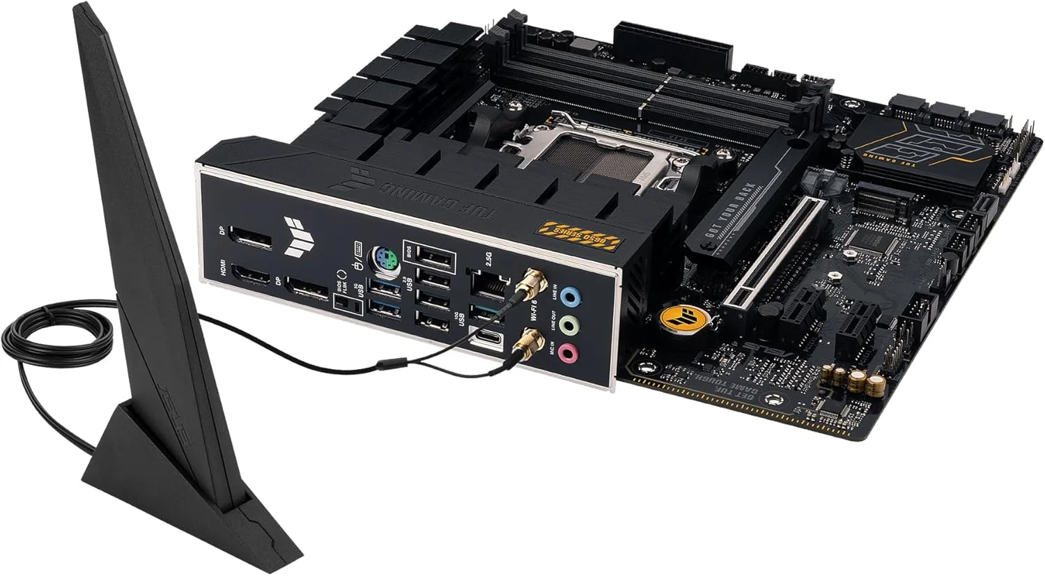 مادربرد ASUS TUF GAMING B650M-E WIFI Micro-ATX: DDR5، PCIe 4.0 M.2، اترنت Realtek 2.5Gb، 8 پورت USB پشتی، 7 پورت USB جلویی، صدای فراگیر Realtek 7.1، Aura Sync - مشکی مادربرد ASUS TUF GAMING B650M-E WIFI Micro-ATX: DDR5، PCIe 4.0 M.2، اترنت Realtek 2.5Gb، 8 پورت USB پشتی، 7 پورت USB جلویی، صدای فراگیر Realtek 7.1، Aura Sync - مشکی