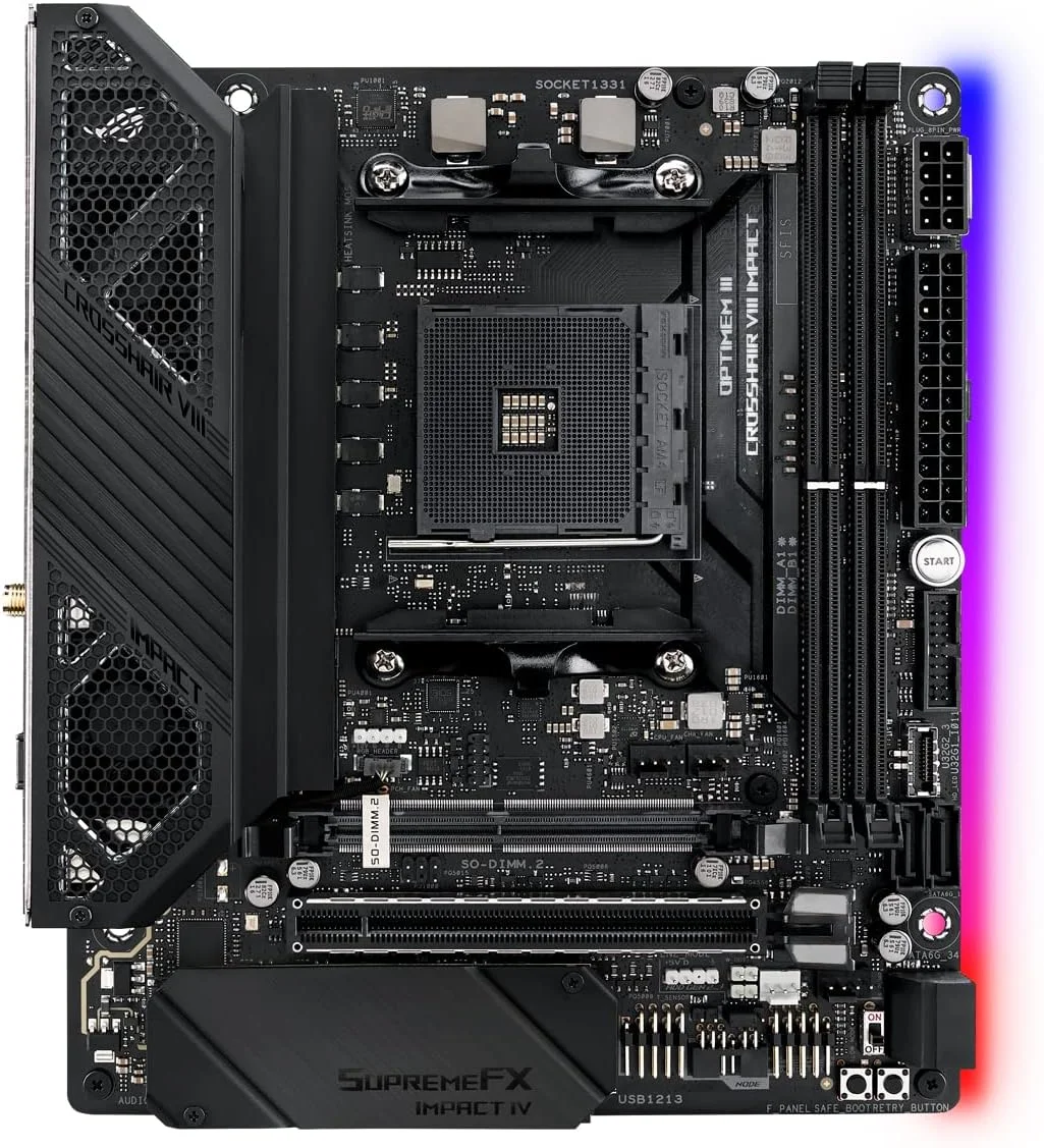 مادربرد گیمینگ ASUS ROG CROSSHAIR VIII IMPACT (AMD X570) AM4 Min-DTX