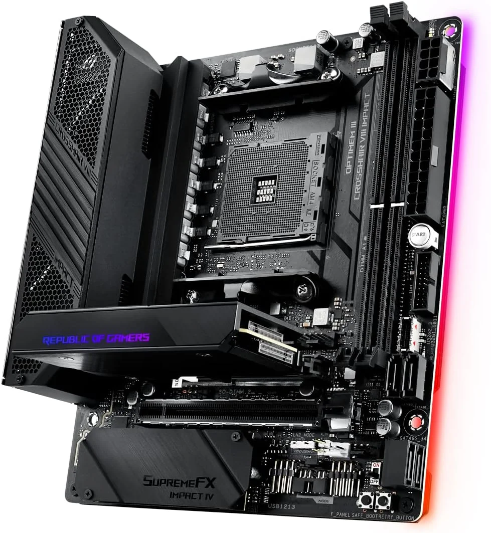 مادربرد گیمینگ ASUS ROG CROSSHAIR VIII IMPACT (AMD X570) AM4 Min-DTX