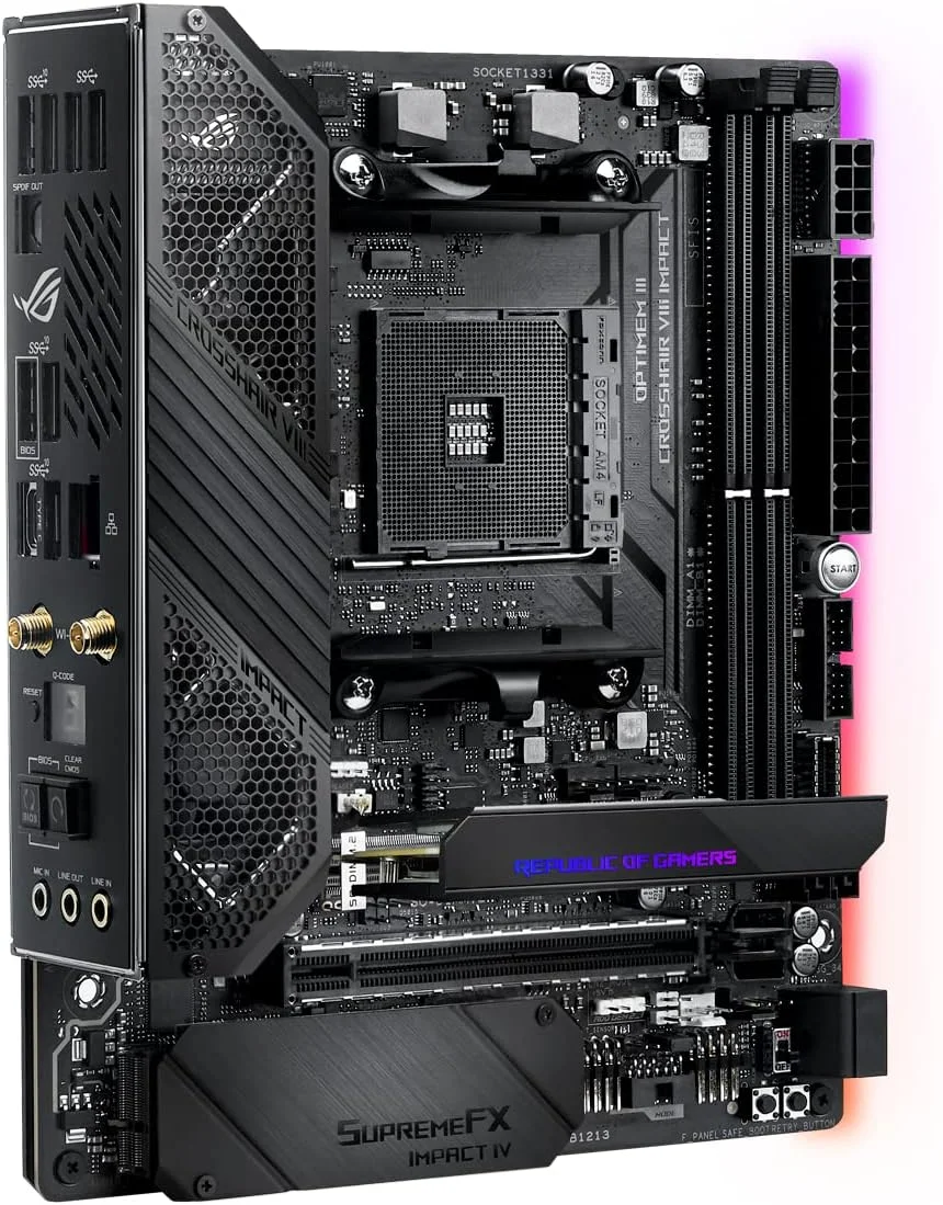 مادربرد گیمینگ ASUS ROG CROSSHAIR VIII IMPACT (AMD X570) AM4 Min-DTX