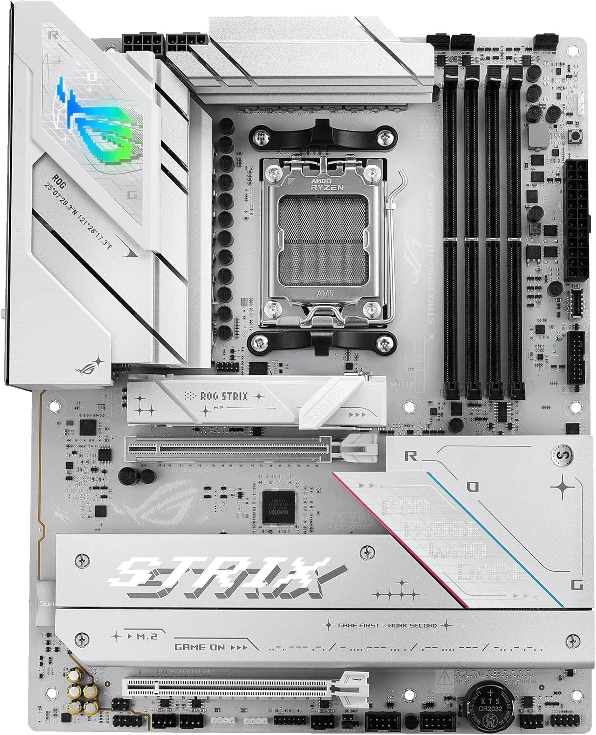 مادربرد گیمینگ ایسوس ROG Strix B850-A Gaming WiFi، AMD ATX، دارای 14+2+2 فاز قدرت، DDR5، PCIe 5.0، 4 اسلات M.2، WiFi 7، مشاور هوش مصنوعی، شبکه هوش مصنوعی II