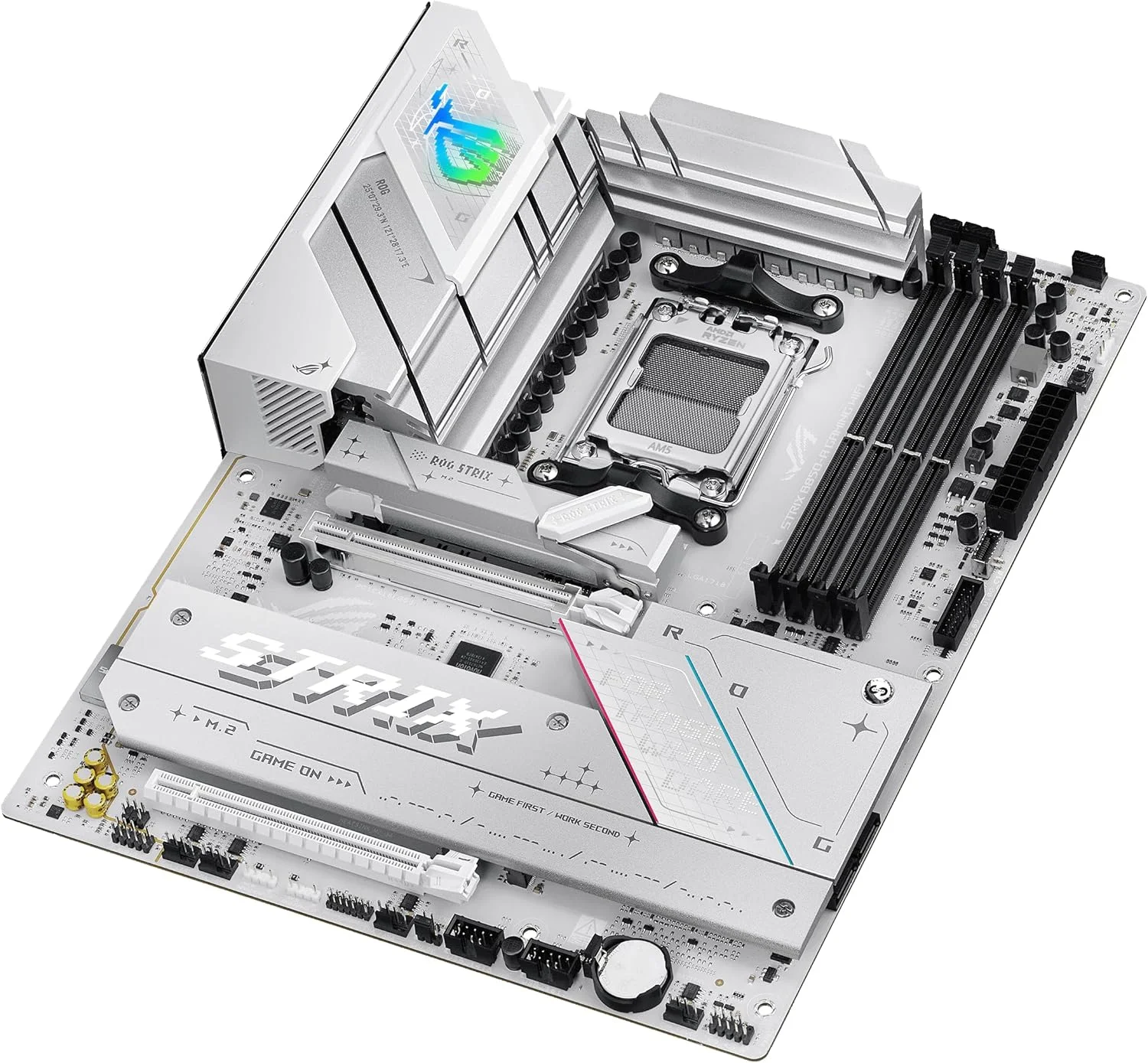 مادربرد گیمینگ ایسوس ROG Strix B850-A Gaming WiFi، AMD ATX، دارای 14+2+2 فاز قدرت، DDR5، PCIe 5.0، 4 اسلات M.2، WiFi 7، مشاور هوش مصنوعی، شبکه هوش مصنوعی II