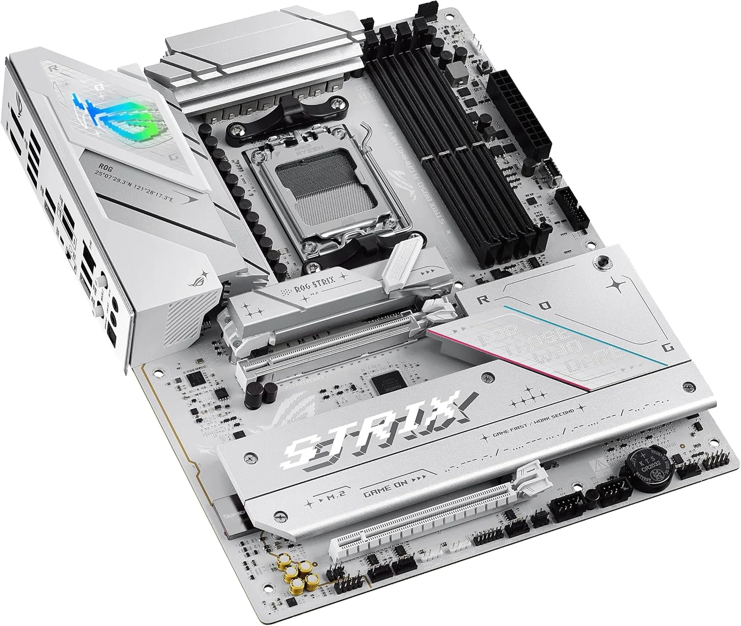 مادربرد گیمینگ ایسوس ROG Strix B850-A Gaming WiFi، AMD ATX، دارای 14+2+2 فاز قدرت، DDR5، PCIe 5.0، 4 اسلات M.2، WiFi 7، مشاور هوش مصنوعی، شبکه هوش مصنوعی II